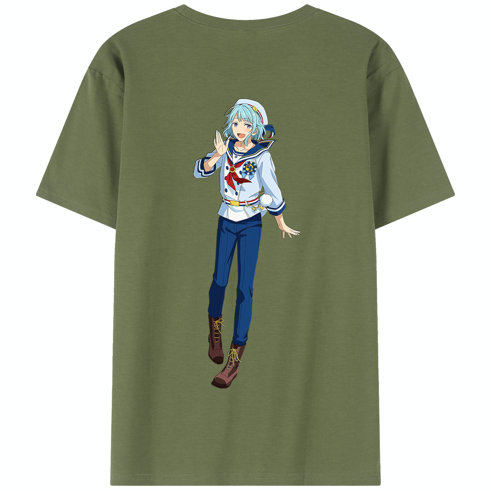 （画像用） あんさんぶるスターズ! Ensemble Stars 綿100％半袖Tシャツ（背面プリント）